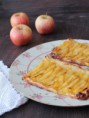 Tarta de manzana con hojaldre y crema